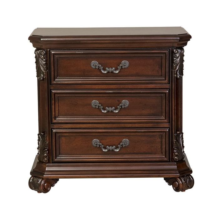 Messina Estates 3 Drawer Night Stand - Discount Furniture World (Burlington,NC)