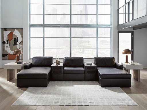 Modmax II Double Chaise Sectional with Audio Consoles - Discount Furniture World (Burlington,NC)