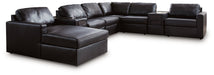 Modmax II Sectional with Chaise and Audio Consoles - Discount Furniture World (Burlington,NC)