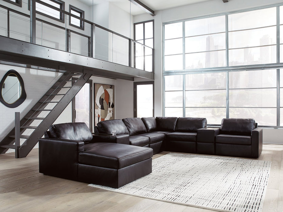 Modmax II Sectional with Chaise and Storage Consoles - Discount Furniture World (Burlington,NC)
