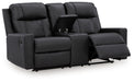 Mackmenville Reclining Loveseat with Console - Discount Furniture World (Burlington,NC)
