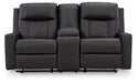 Mackmenville Reclining Loveseat with Console - Discount Furniture World (Burlington,NC)