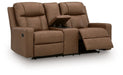 Mackmenville Reclining Loveseat with Console - Discount Furniture World (Burlington,NC)