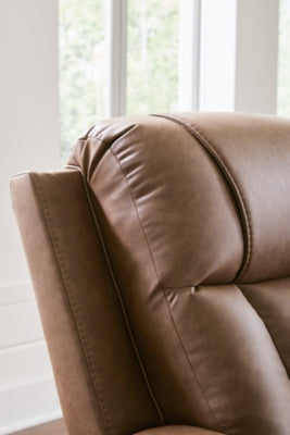 Mackmenville Reclining Loveseat with Console - Discount Furniture World (Burlington,NC)