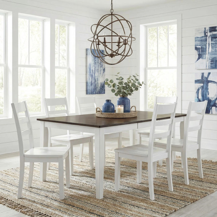 Landale 7 Piece Leg Table Set image