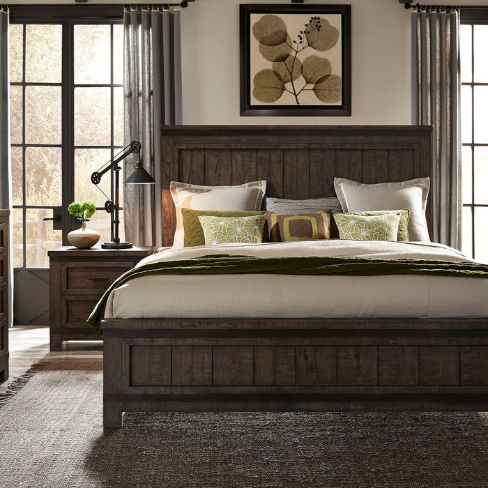 Thornwood Hills King California Panel Bed - Discount Furniture World (Burlington,NC)