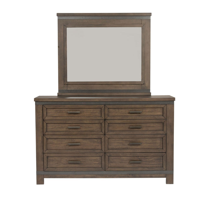 Thornwood Hills King Two Sided Storage Bed, Dresser & Mirror, Chest - Discount Furniture World (Burlington,NC)