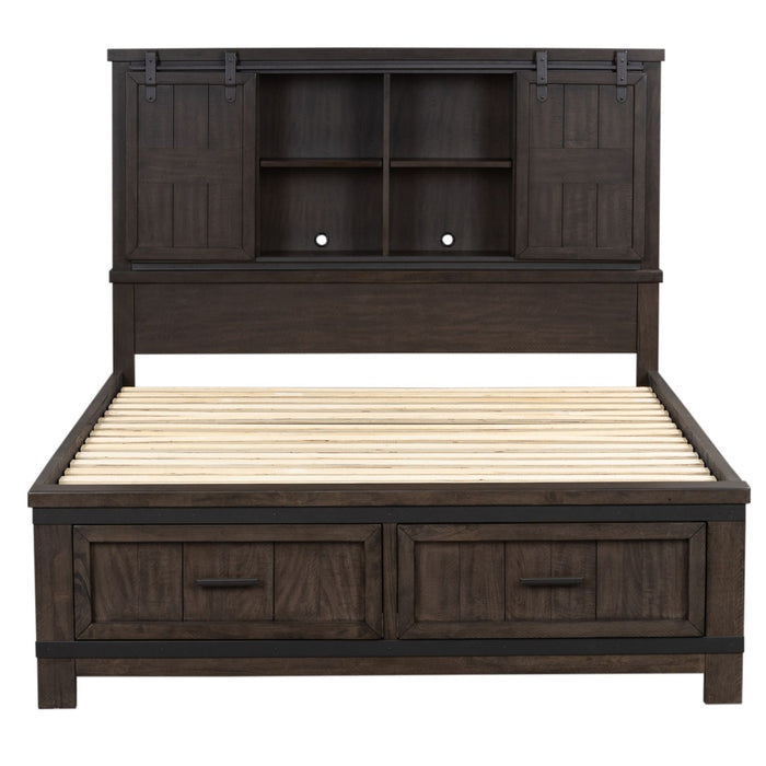 Thornwood Hills King Bookcase Bed, Dresser & Mirror, Chest - Discount Furniture World (Burlington,NC)