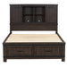 Thornwood Hills King Bookcase Bed, Dresser & Mirror, Chest, Night Stand - Discount Furniture World (Burlington,NC)
