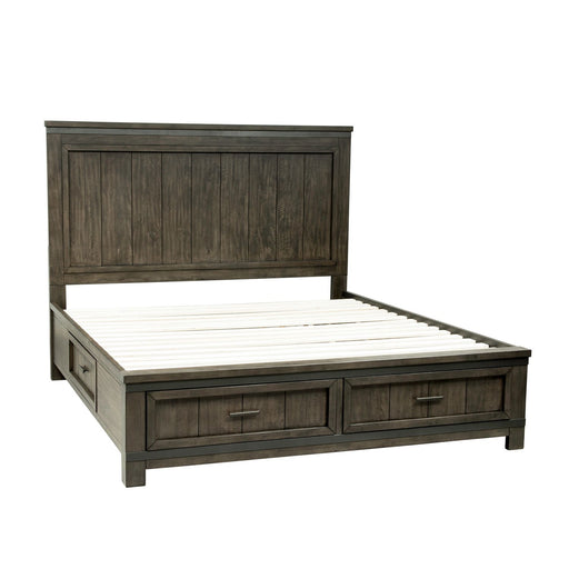 Thornwood Hills Queen Two Sided Storage Bed, Dresser & Mirror - Discount Furniture World (Burlington,NC)