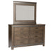 Thornwood Hills Queen Panel Bed, Dresser & Mirror, Chest, Night Stand - Discount Furniture World (Burlington,NC)