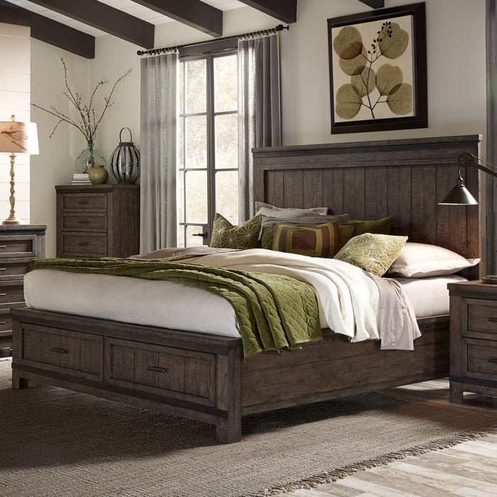 Thornwood Hills Queen Storage Bed - Discount Furniture World (Burlington,NC)
