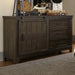 Thornwood Hills Barn Door Dresser in Rock Beaten Gray image