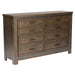Thornwood Hills Drawer Dresser in Rock Beaten Gray - Discount Furniture World (Burlington,NC)