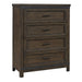 Thornwood Hills 4 Drawer Chest in Rock Beaten Gray - Discount Furniture World (Burlington,NC)