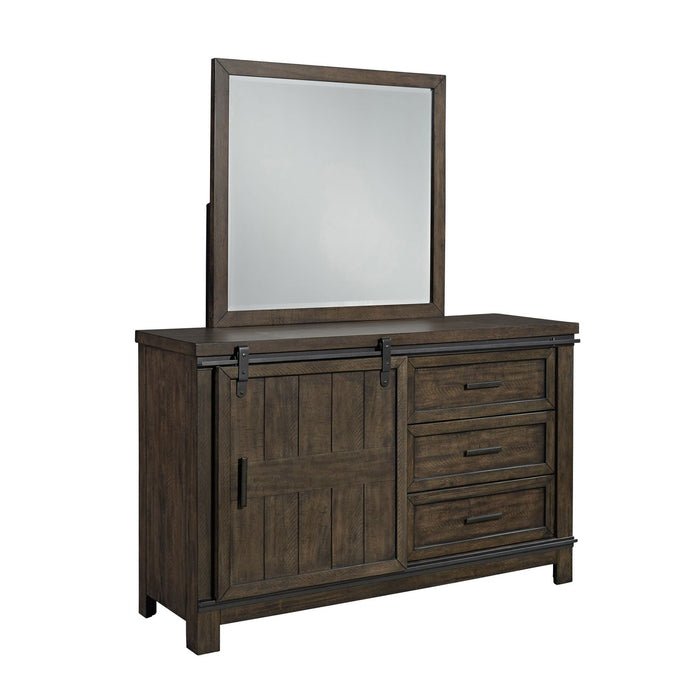 Thornwood Hills Full Panel Bed, Dresser & Mirror - Discount Furniture World (Burlington,NC)