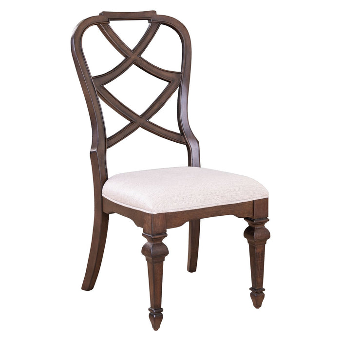 Provence Park Wood Back Side Chair (RTA) - Discount Furniture World (Burlington,NC)