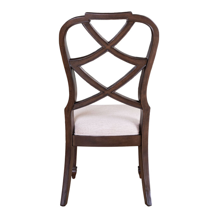 Provence Park Wood Back Side Chair (RTA) - Discount Furniture World (Burlington,NC)