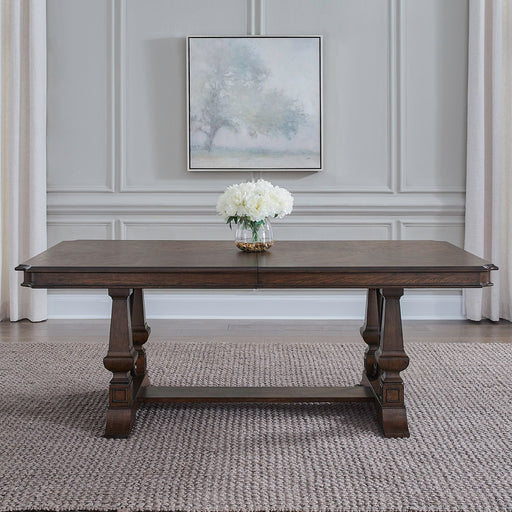Provence Park Trestle Table Set - Discount Furniture World (Burlington,NC)