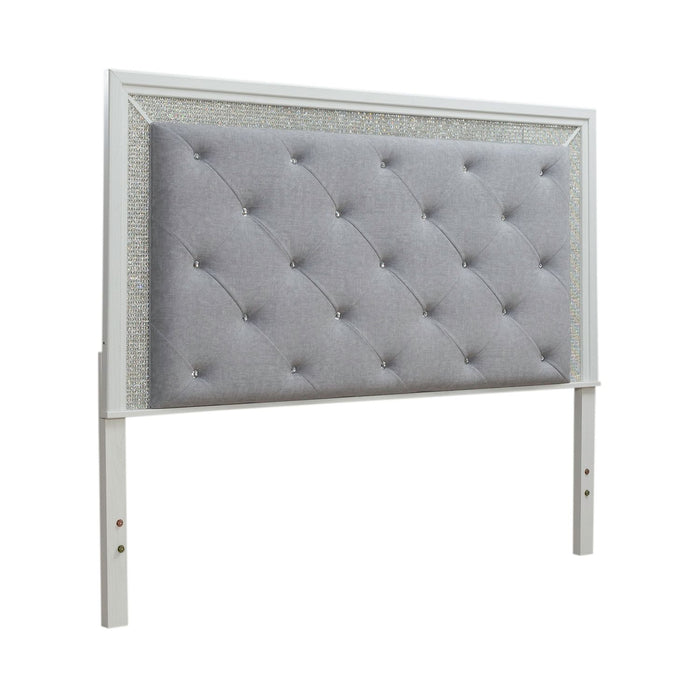Reflections King Uph Panel HB w/ Lights