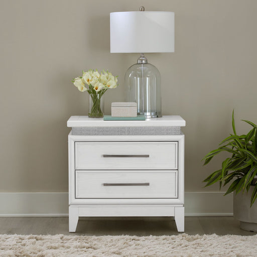 Reflections Nightstand w/ Lights and Charging Station - Discount Furniture World (Burlington,NC)