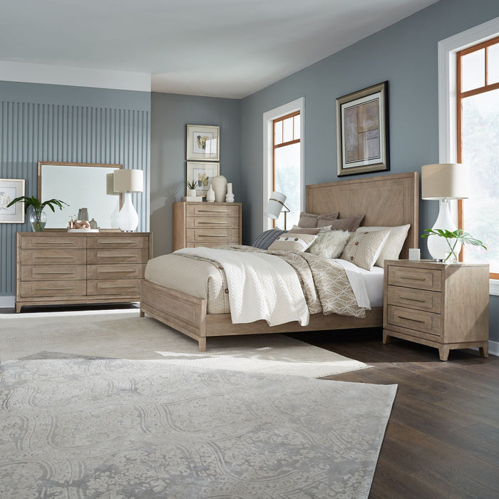 Brentwood Queen Panel Bed, Dresser & Mirror, Chest, Night Stand image