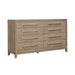 Brentwood 8 Drawer Dresser - Discount Furniture World (Burlington,NC)
