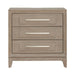 Brentwood 3 Drawer Nightstand w/ Charging Station - Discount Furniture World (Burlington,NC)