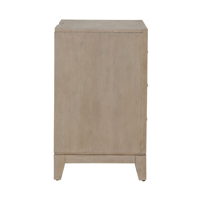 Brentwood 3 Drawer Nightstand w/ Charging Station - Discount Furniture World (Burlington,NC)