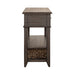 Mill Creek 2 Drawer Sofa Table in Peppercorn - Discount Furniture World (Burlington,NC)
