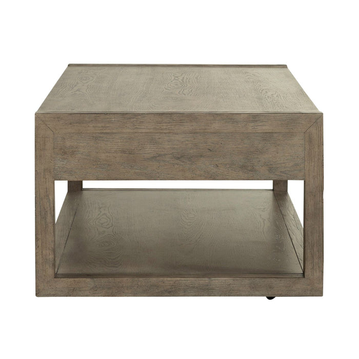 Bartlett Field Cocktail Table in Dusty Taupe - Discount Furniture World (Burlington,NC)