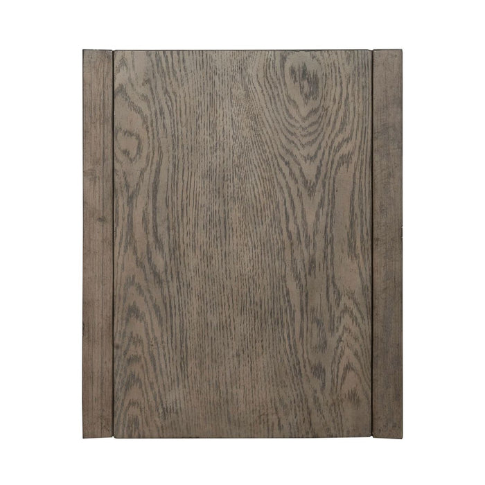 Liberty Furniture Bartlett Field Chairside Table in Dusty Taupe