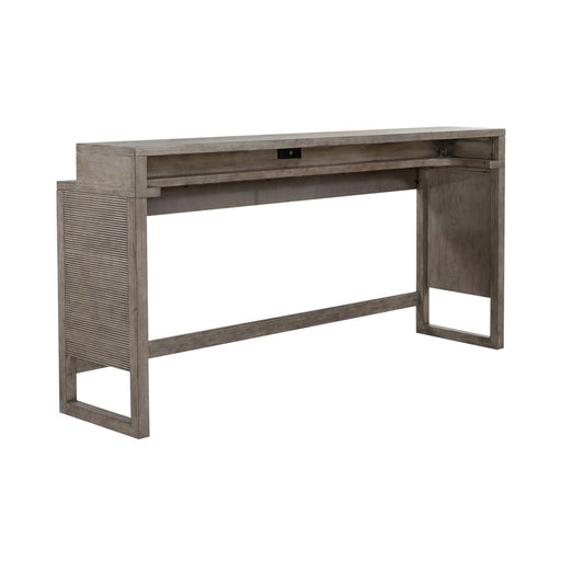 Bartlett Field Console Bar Table in Dusty Taupe - Discount Furniture World (Burlington,NC)