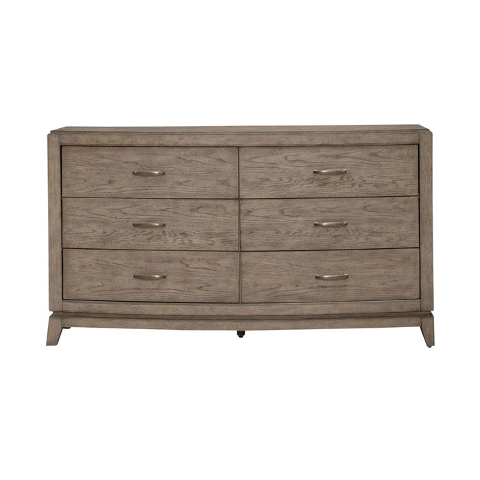 Avalon 6 Drawer Dresser in Burnished Beige - Discount Furniture World (Burlington,NC)