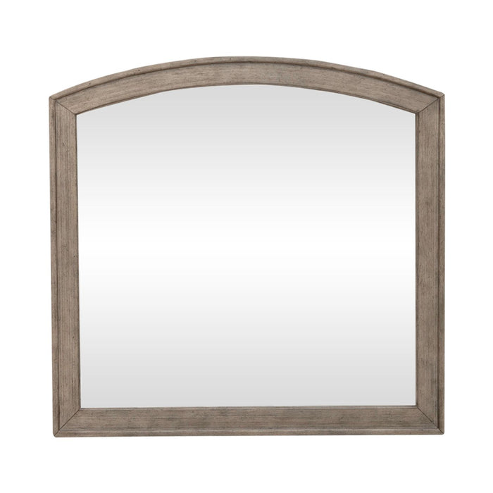 Avalon Arched Mirror in Burnished Beige - Discount Furniture World (Burlington,NC)