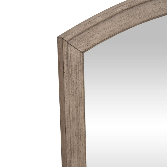 Avalon Arched Mirror in Burnished Beige - Discount Furniture World (Burlington,NC)