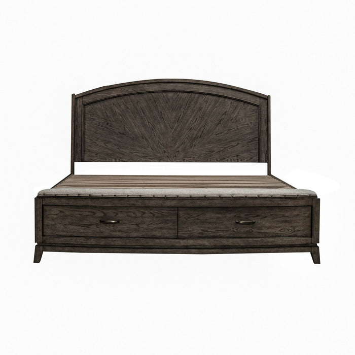 Avalon Queen Panel Storage Bed - Discount Furniture World (Burlington,NC)
