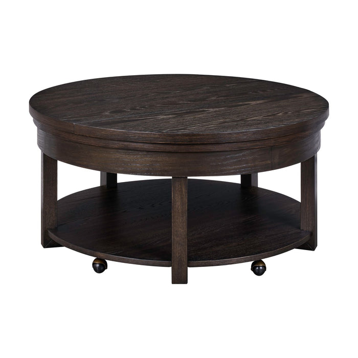 Weston Round Lift Top Cocktail Table - Discount Furniture World (Burlington,NC)