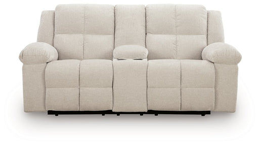 Orlen Reclining Loveseat with Console - Discount Furniture World (Burlington,NC)