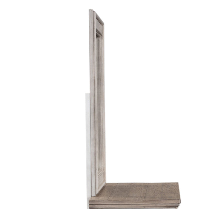Heartland Landscape Mirror in Antique White - Discount Furniture World (Burlington,NC)