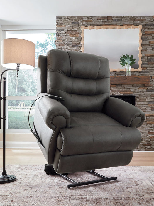 Revived and Restored Power Lift Recliner - Discount Furniture World (Burlington,NC)