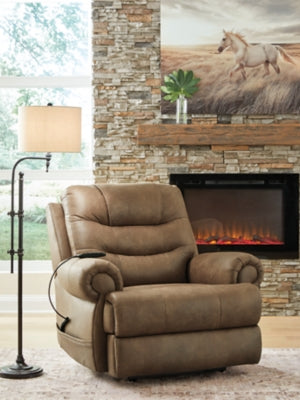 Revived and Restored Power Lift Recliner - Discount Furniture World (Burlington,NC)
