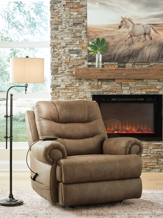 Revived and Restored Power Lift Recliner - Discount Furniture World (Burlington,NC)