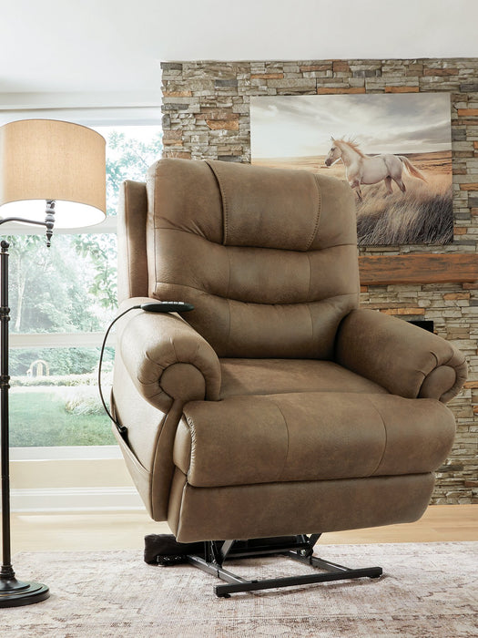 Revived and Restored Power Lift Recliner - Discount Furniture World (Burlington,NC)
