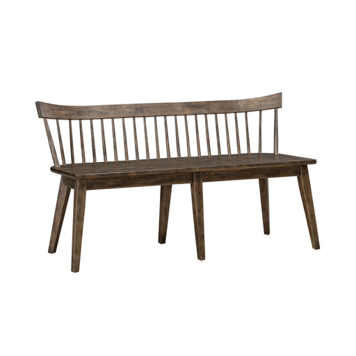 Midland Falls Spindle Back Bench in Rustic Brown - Discount Furniture World (Burlington,NC)