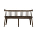 Midland Falls Spindle Back Bench in Rustic Brown - Discount Furniture World (Burlington,NC)