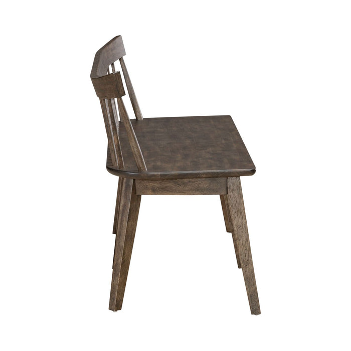 Midland Falls Spindle Back Bench in Rustic Brown - Discount Furniture World (Burlington,NC)