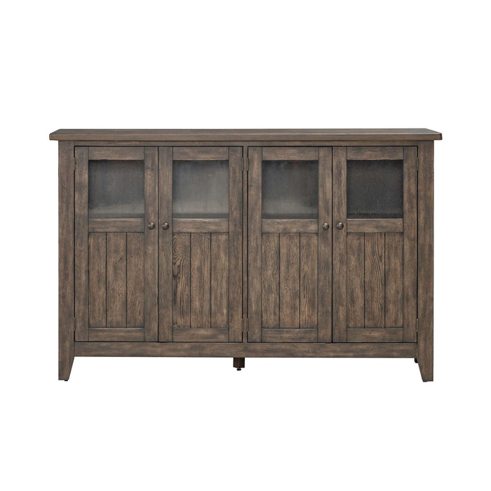 Midland Falls Buffet in Rustic Brown - Discount Furniture World (Burlington,NC)
