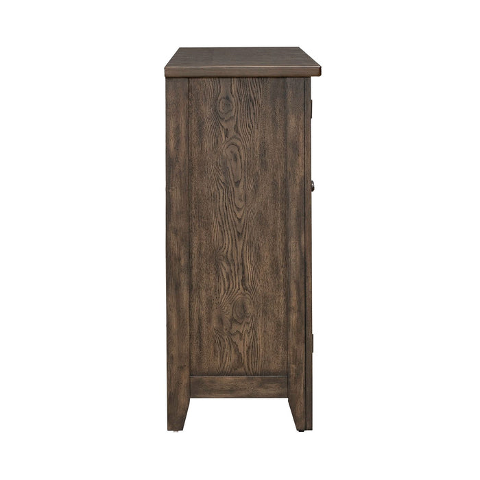 Midland Falls Buffet in Rustic Brown - Discount Furniture World (Burlington,NC)