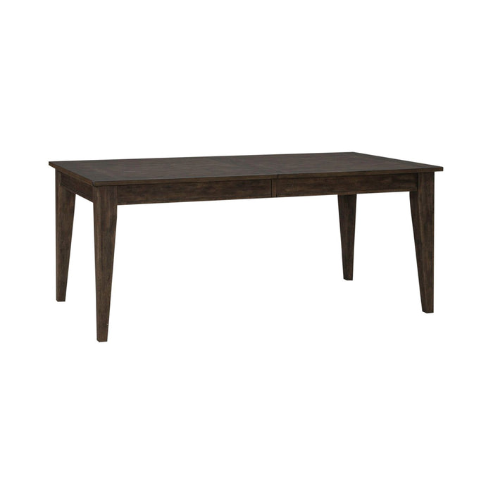 Midland Falls Rectangular Leg Table in ustic Brown - Discount Furniture World (Burlington,NC)